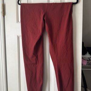 Lululemon Athletica Deep Red Leggings